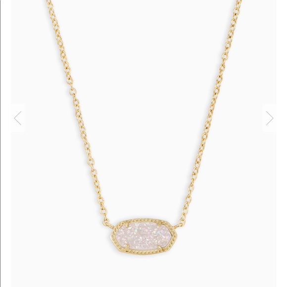Kendra Scott Jewelry - Kendra Scott rose gold and white drusy necklace